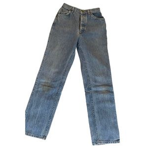Vintage LL Bean Womens Denim Jeans Blue High Waist Made In USA Size 10 *…